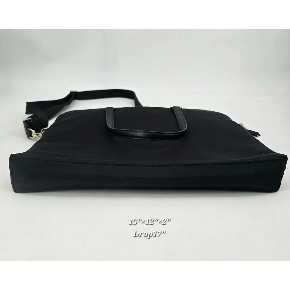 Kate Spade Daveney Blake Avenue Black Nylon Laptop Bag Briefcase Crossbody